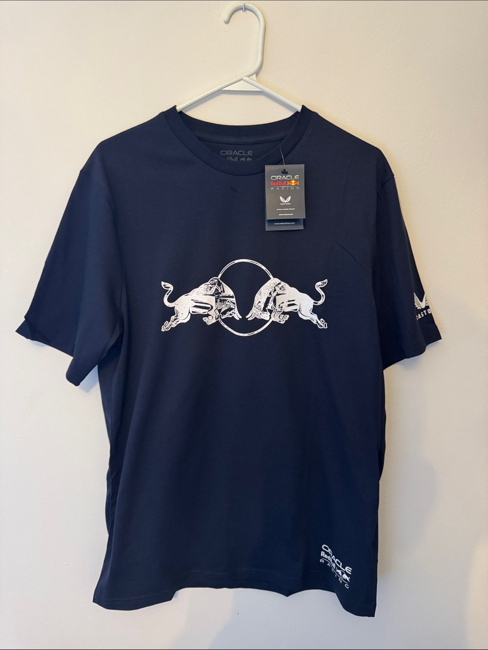 Red Bull Oracle Racing Navy Short-Sleeve Graphic Tee - Men's